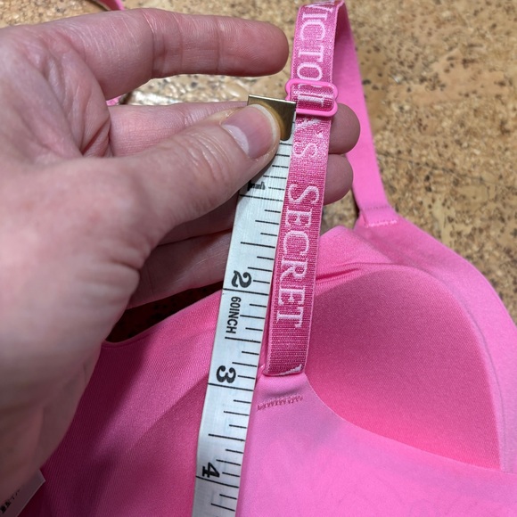 Victoria's Secret Bare Lightly Lined Wireless Comfort Bra In Pink Sz S - Picture 11 of 13